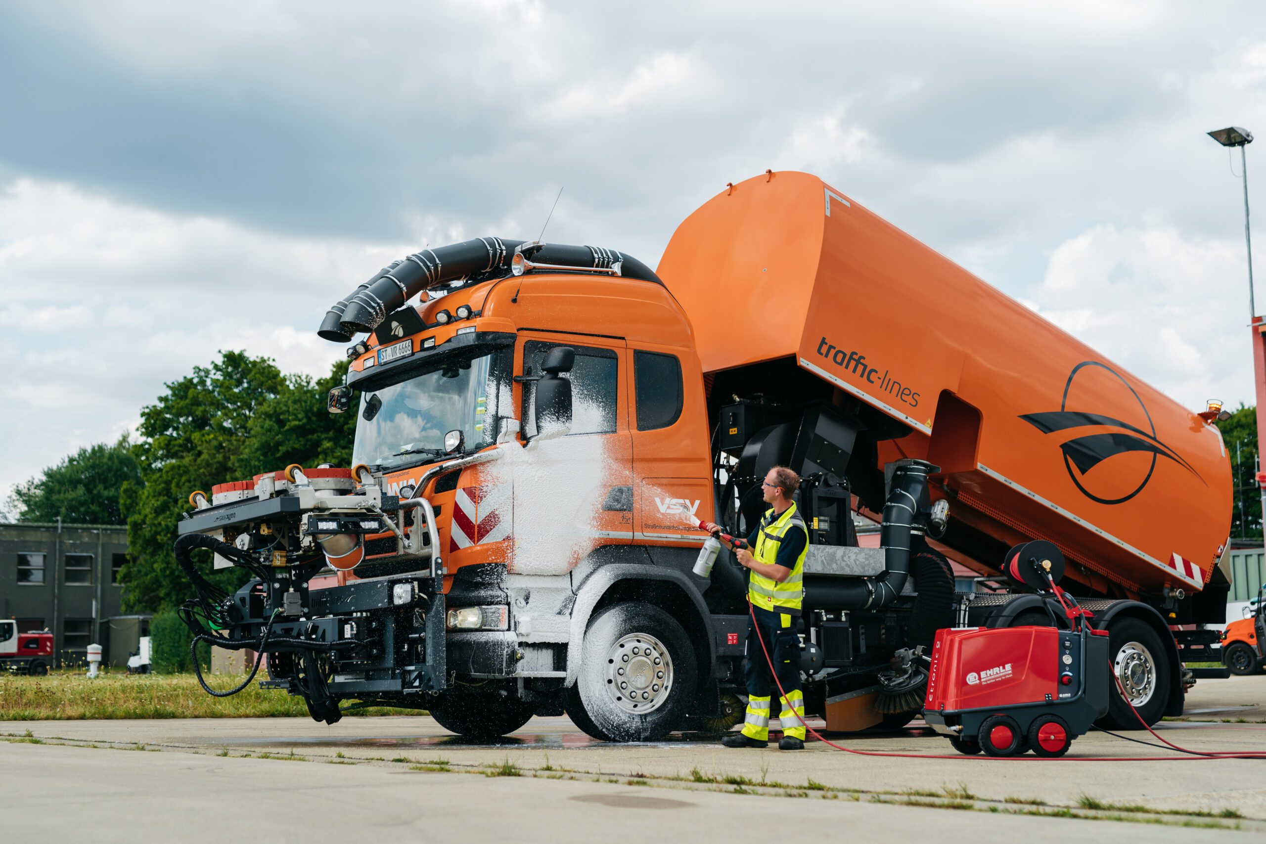 myjka w branży transportowej