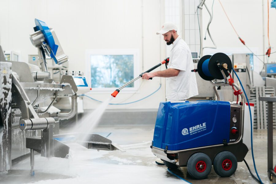 myjka gorącowodna w branży spożywczej