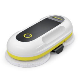 Robot do mycia okien RCW 2 bez trudu czyści duże i trudno dostępne okna, a nakładki z mikrofibry i 2 dysze spryskujące zapewniają nieskazitelne rezultaty za każdym razem.