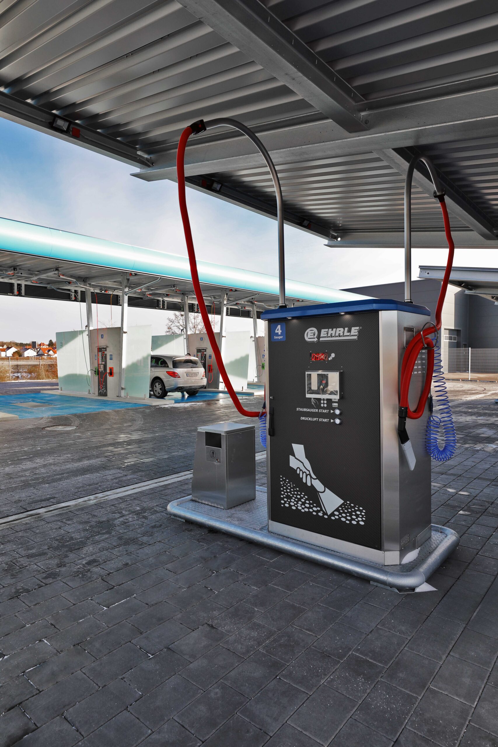 Odkurzacze samoobsługowe Ehrle oferują swobodę i elastyczność w czyszczeniu wnętrza pojazdu w dowolnym czasie. Odkurzacze stacjonarne EHRLE są niezawodne.