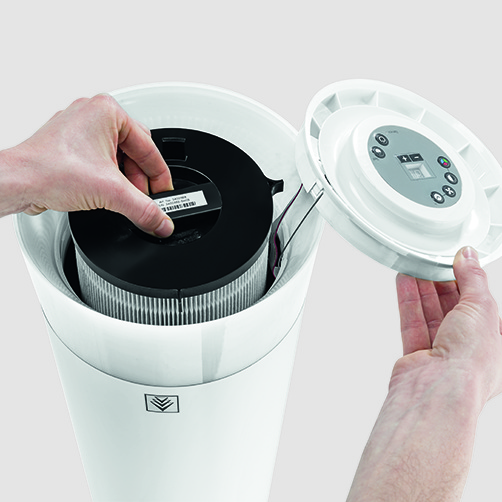 Air Purifier AFG 100 (biały): Efektywny, wieloetapowy system filtracji