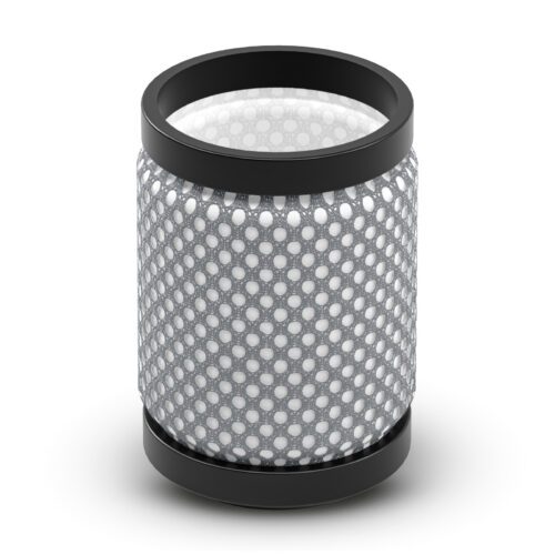 Filtr piankowy wydmuchiwanego powietrza w trakcie odkurzania filtruje drobne cząstki kurzu z powietrza i pasuje do bezprzewodowych odkurzaczy VC 4 myHome, VC 4 Premium myHome.