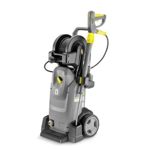HD 7/16 MXA. Wysoka wydajność (700 l/h przy ciśnieniu roboczym 160 bar) oraz praktyczny bęben na wąż to cechy, które sprawiają, że HD 7/16-4 MXA doskonale sprawdza się w codziennej pracy